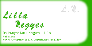 lilla megyes business card